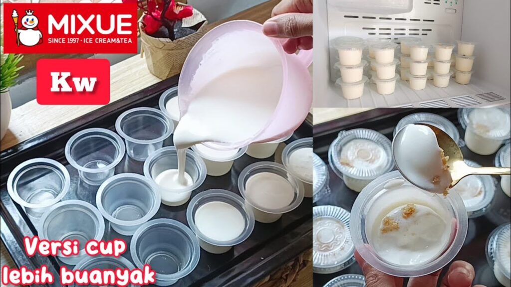 Gak Perlu Mesin, Ini Cara Bikin Es Krim Mixue KW Super Lembut