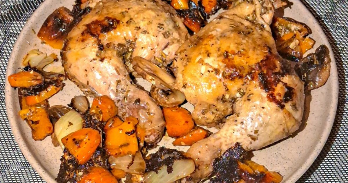 Menu Eksklusif yang Bisa Kamu Buat Sendiri, Herb Roasted Chicken Super Mudah